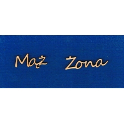 Mąż Żona -wyskość 2cm , (segoe)